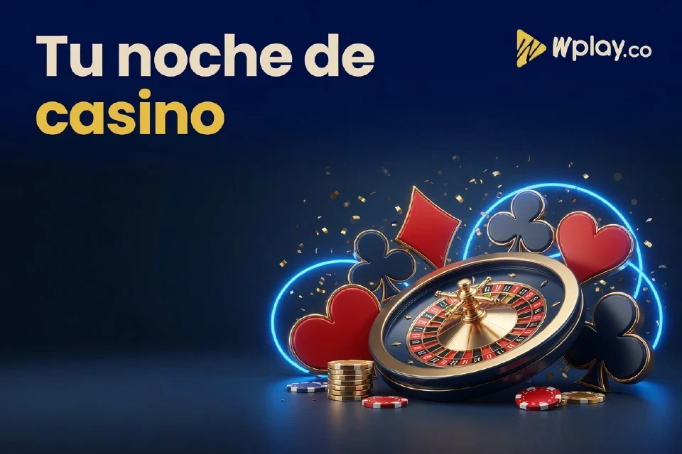 Ruleta, cartas y fichas doradas en una celebración de casino